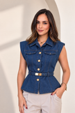 Chaleco Denim Shape
