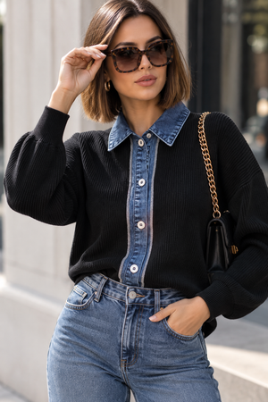 Suéter Denim Edit