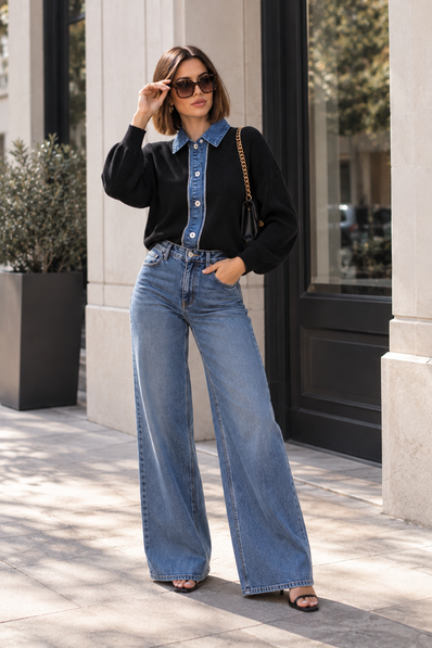 Suéter Denim Edit