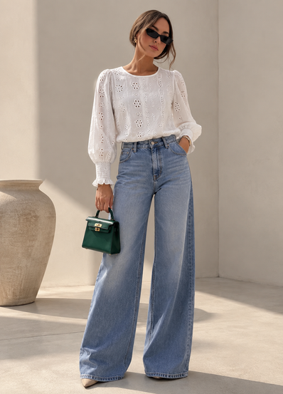 Blusa Capri Broderie