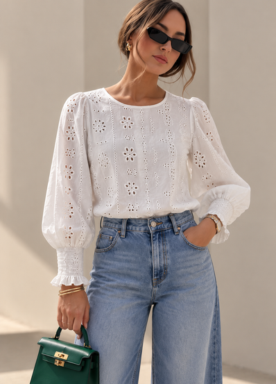 Blusa Capri Broderie