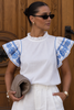 Blusa Blue Garden