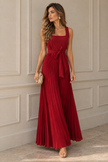 Vestido Rouge Plissé