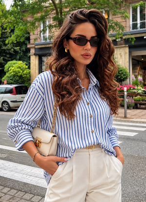 Camisa Oxford Blue
