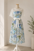 Vestido Blue Garden