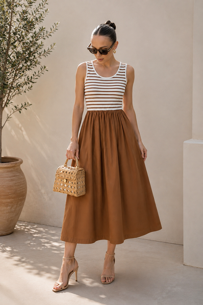Vestido Siena Caramel
