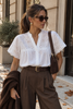 Blusa Élodie Blanc