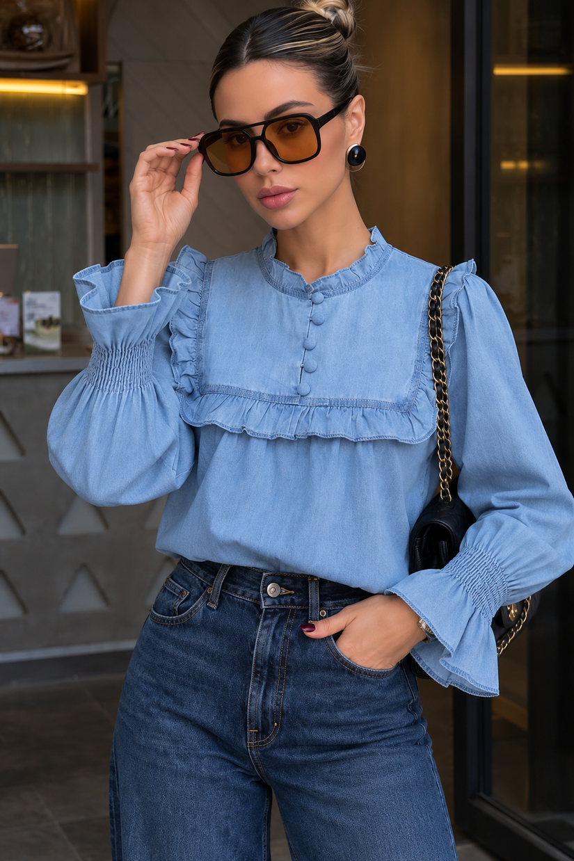 Blusa Denim Crush