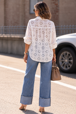 Camisa Cotton Flower