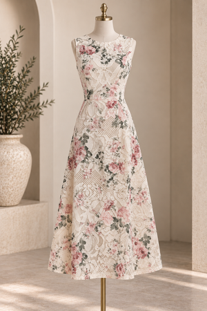 Vestido English Rose 🌷