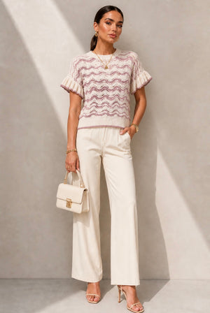 Soft Wave Knit Top