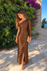 Vestido Amara Bronze