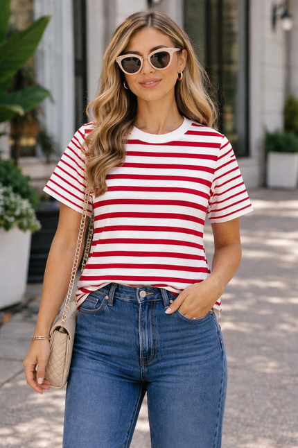 Riviera Rouge Stripes