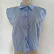 Blusa Blue Rosette