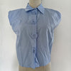 Blusa Blue Rosette