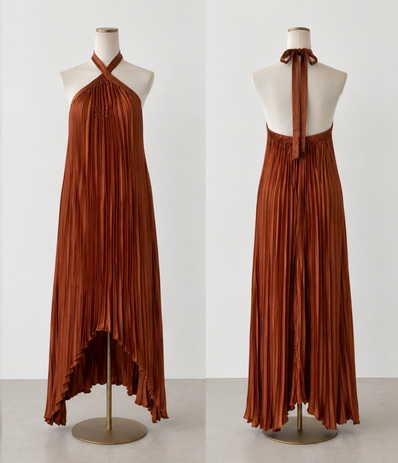Vestido Siena Pleated