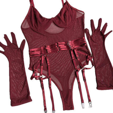Burgundy set