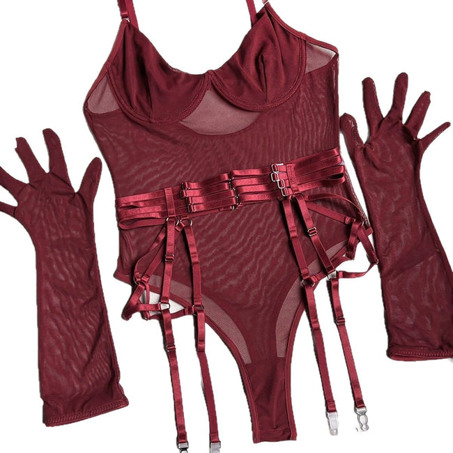 Burgundy set