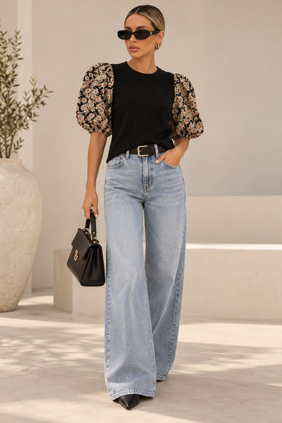 Blusa Fleur Statement