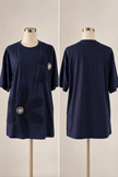 Blusa Bloom Pearl Navy