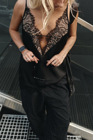 Midnight Lace Blouse