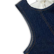 Blusa Denim Coquette Bow