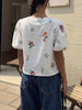 Blusa Fleur Print