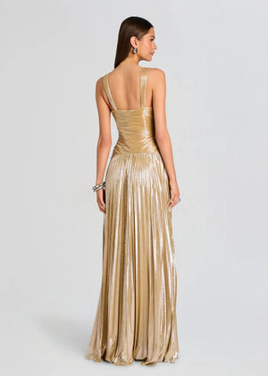 Vestido Champagne Glow