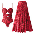 Red Tropic Glam Set