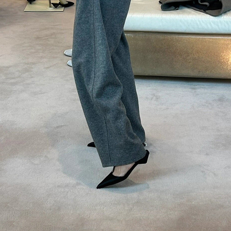 Stilettos Noir Élancé