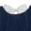 Blusa Denim Coquette Bow