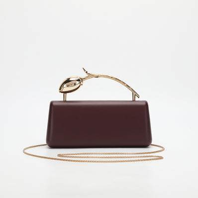 Bolso Burgundy Tulip 🍷✨