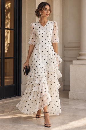Vestido Polka Romance