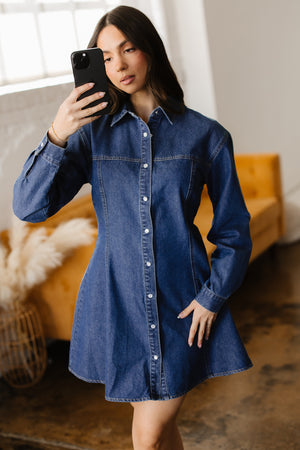 Denim Chic Button