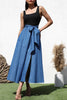 Denim Bow Elegance