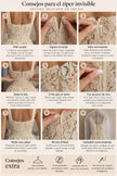 Vestido Golden Petal