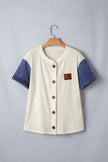 Denim Touch Blous