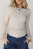 Blusa Lace Grace Beige