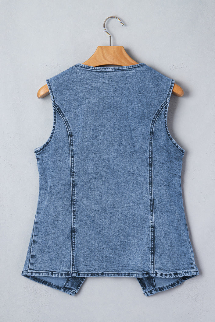 Denim Edge Vest