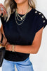 Luxe Stud Shoulder Top