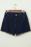Denim Scallop Chic