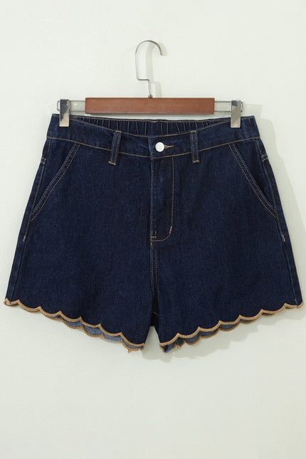 Denim Scallop Chic