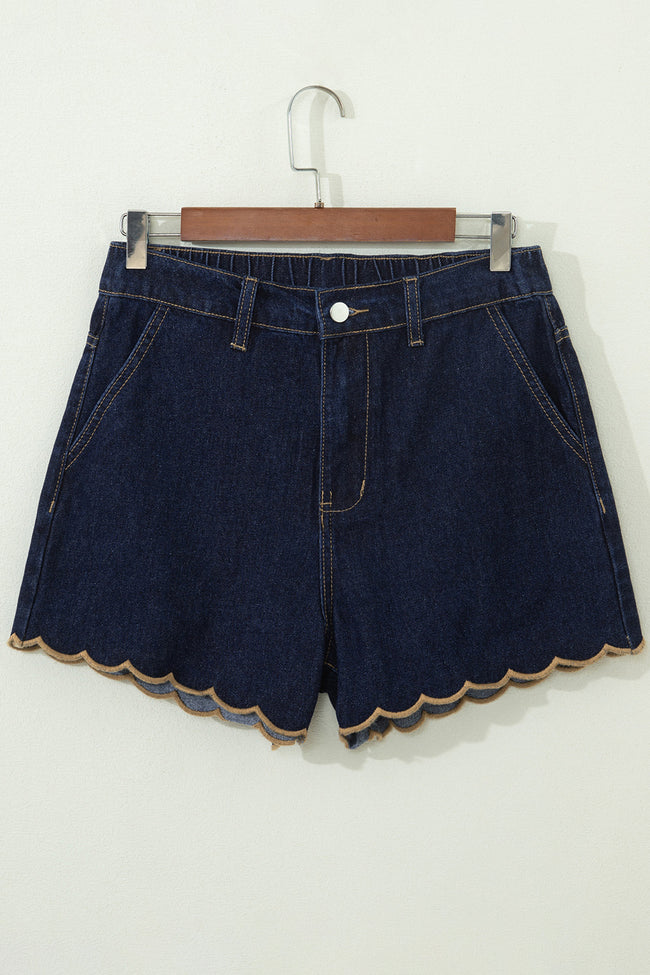 Denim Scallop Chic