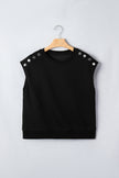 Luxe Stud Shoulder Top