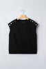 Luxe Stud Shoulder Top