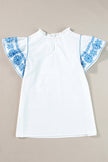 Blusa Blue Garden
