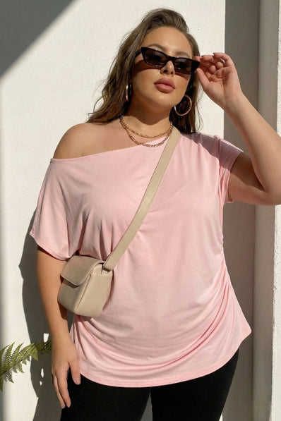 Blush Off Shoulder