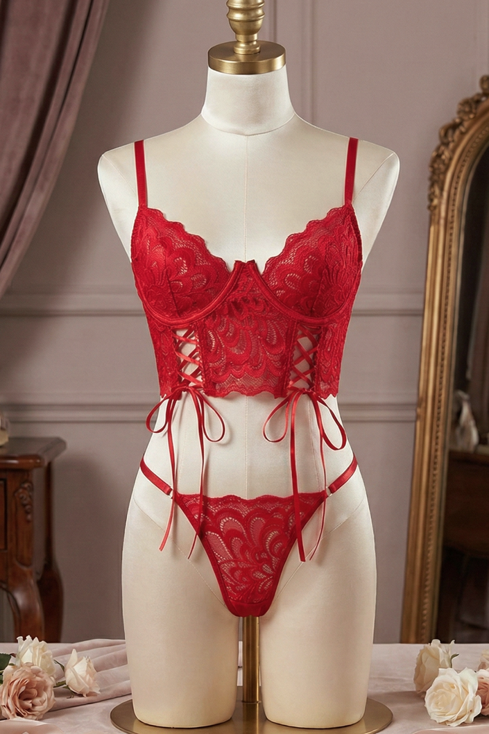 Red lace