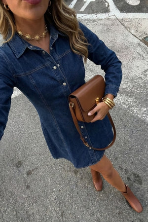 Denim Chic Button