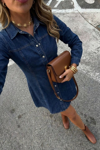 Denim Chic Button